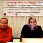 Les professeurs Pierre Huc et Brigitte Vincent-Smith